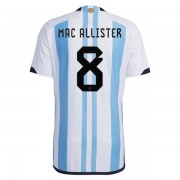 maillot de foot Argentine Coupe du Monde 2022 Alexis Mac Allister 8 maillot domicile..